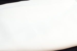 White semi sheer drape