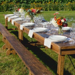 Harvest benches