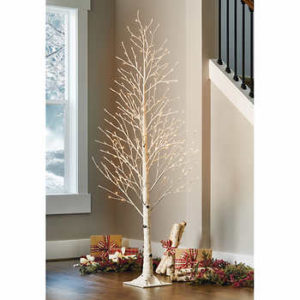 LED birch tree