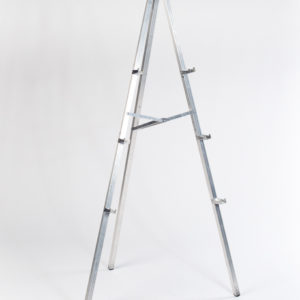 Aluminum easel