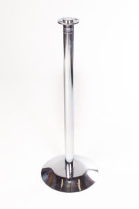 Chrome stanchion