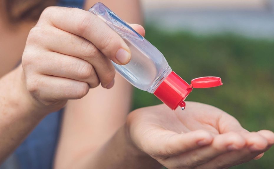 hand sanitizer bottle