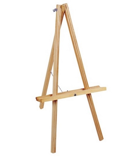 wooden easel