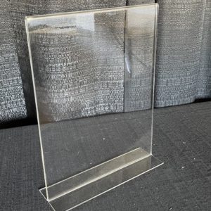 Acrylic table display sign 11"x14"