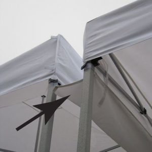 tent rain gutter