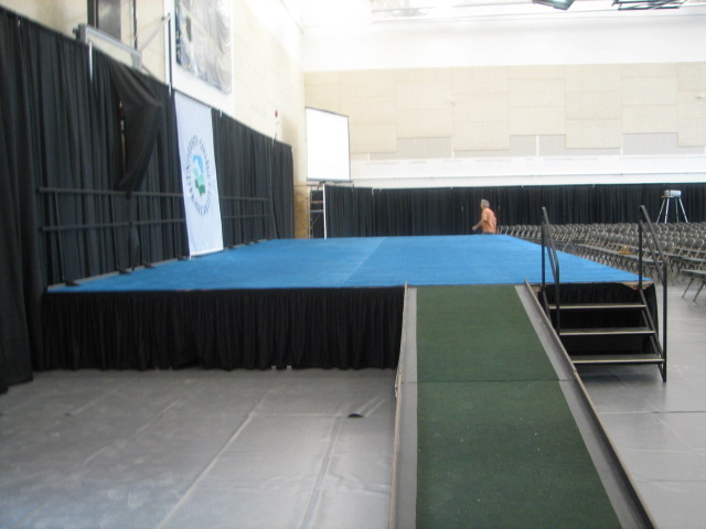 stage wheelchair ramp