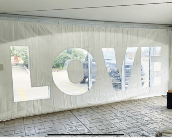 Marquee Love side wall