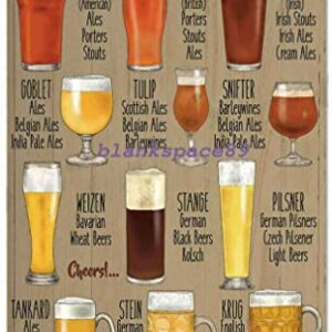 beer glasses vintage sign