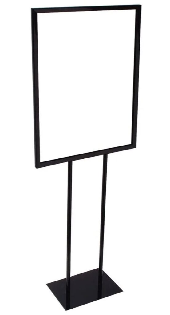 Floor Standing Sign Holder Rowe Events