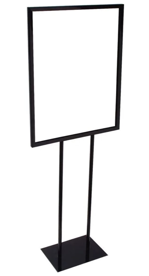 sign holder in black