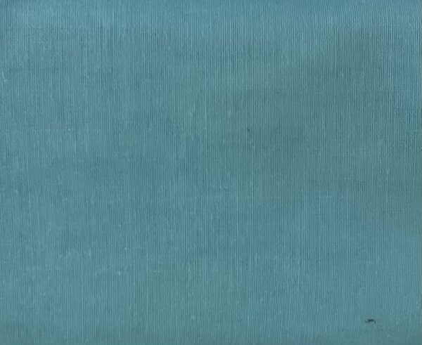 blue organza wall covering