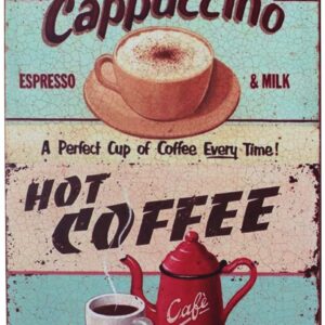 cappuccino vintage sign