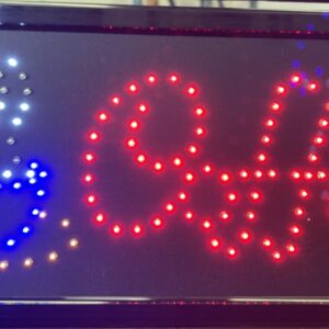 light up coffee sign