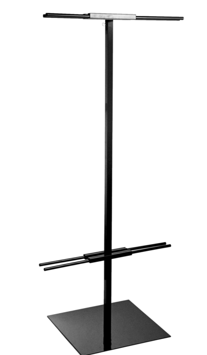 floor standing banner holder