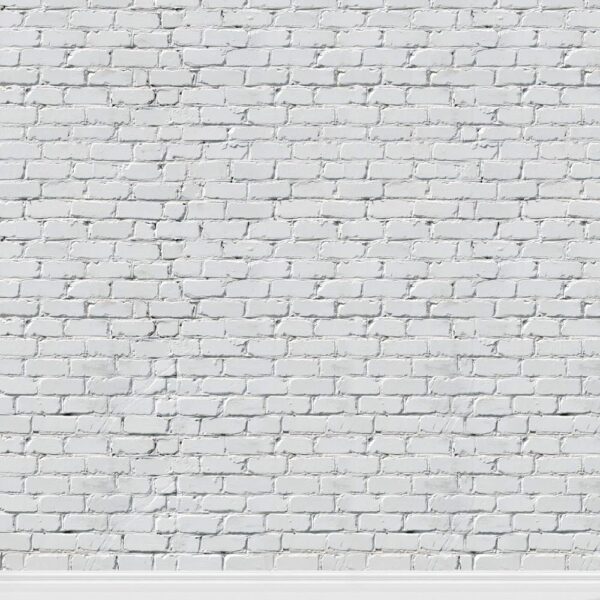 white brick wall backdrop