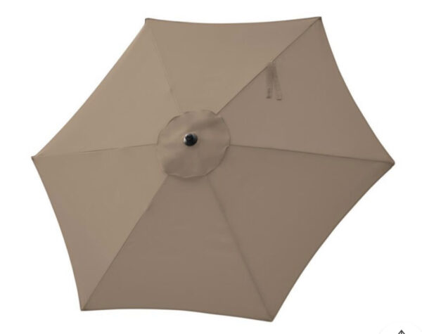 beige 7' umbrella