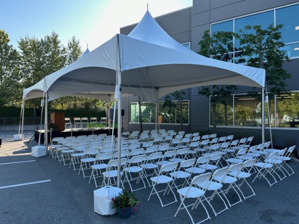 White Folding Chair - Image 2