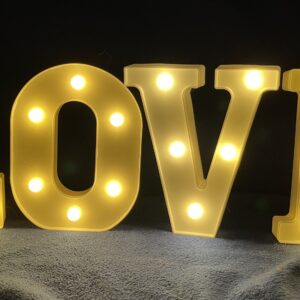 LED LOVE sign