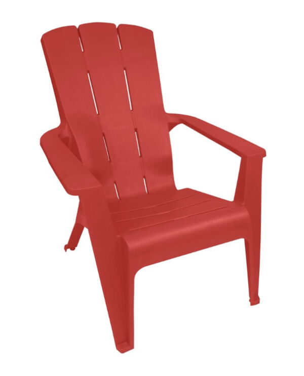 Red Muskoka chair