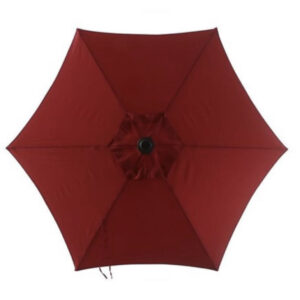 red 7 ft umbrella top