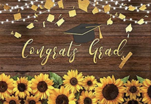 Congrats grad backdrop