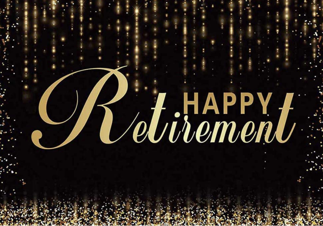 Happy Retirement Background For Zoom