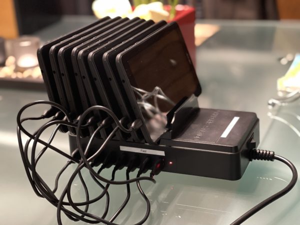 Tablet charging station