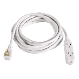Indoor outdoor 15 ft 15 amp cord triple outlets
