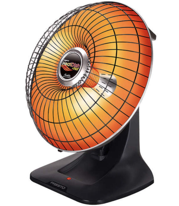 parabolic electric heater