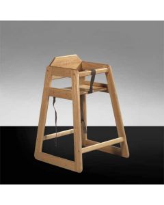 wood high chair