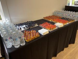 Food service from Emelle's catering