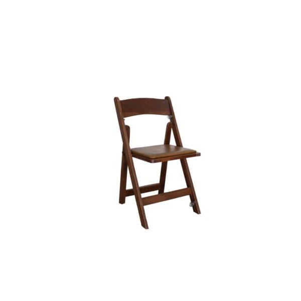 Walnut folding chair