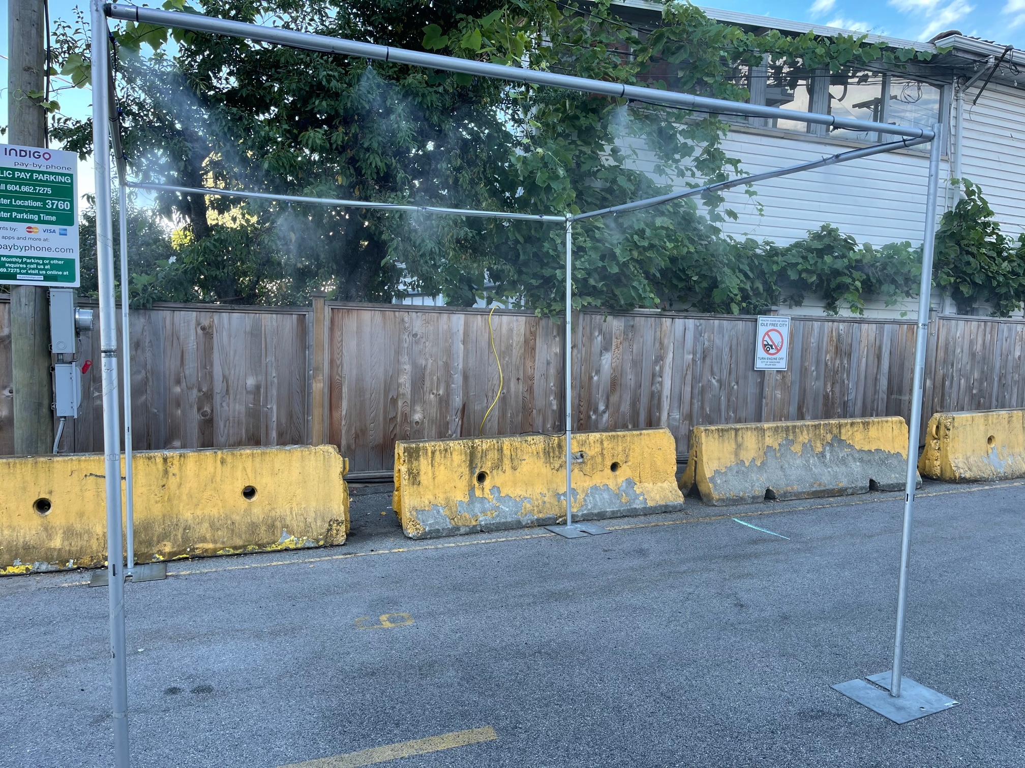 Misting station