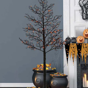 LED Halloween tree